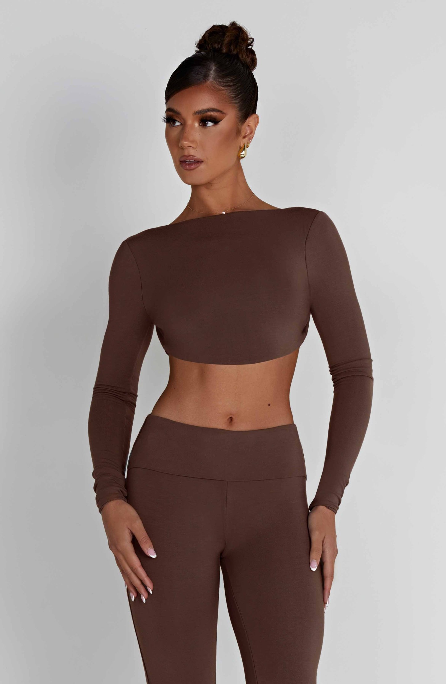 Sahra Top - Chocolate-My Top Dress.All Rights Reserved