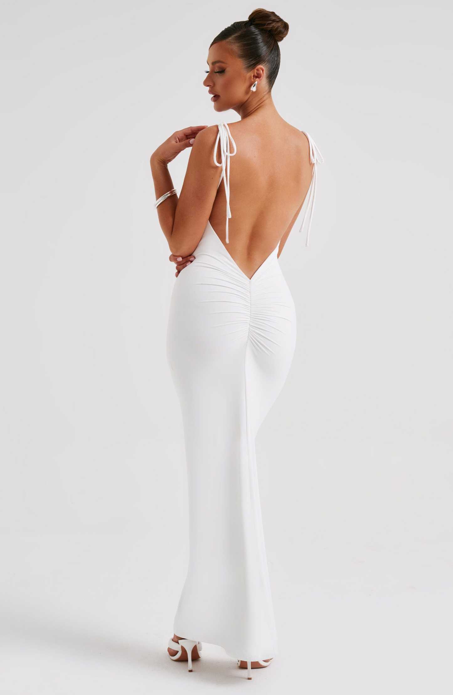 Sanya Maxi Dress - White-My Top Dress.All Rights Reserved