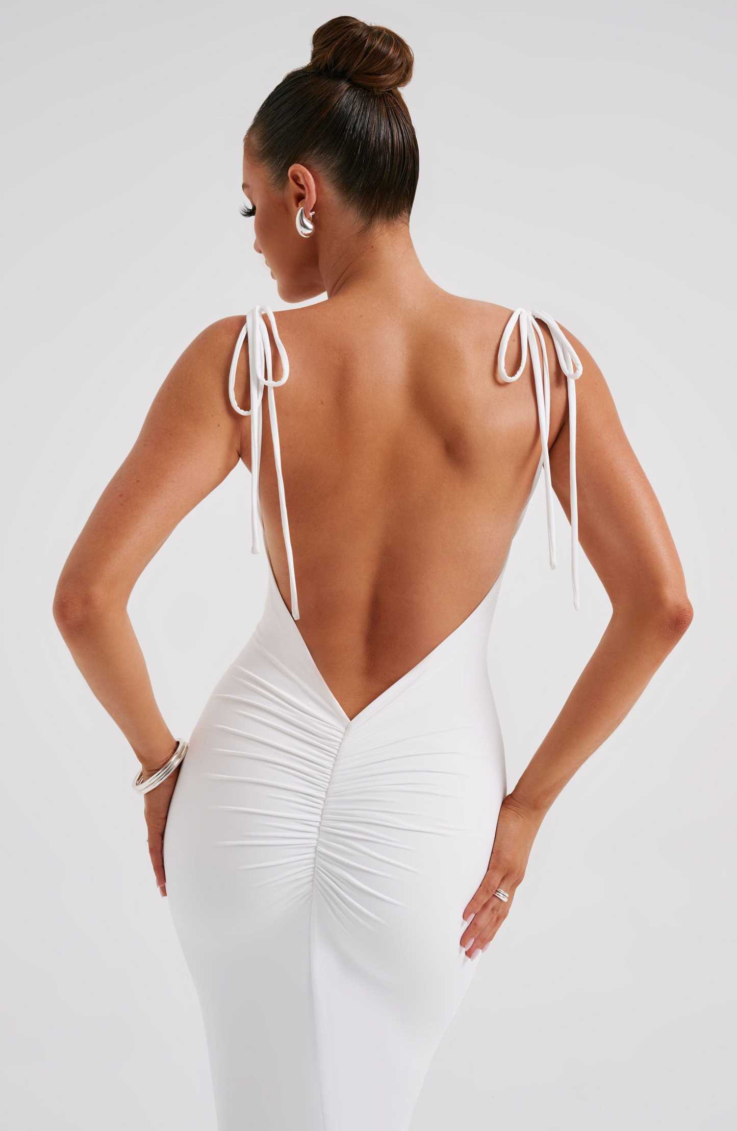 Sanya Maxi Dress - White-My Top Dress.All Rights Reserved