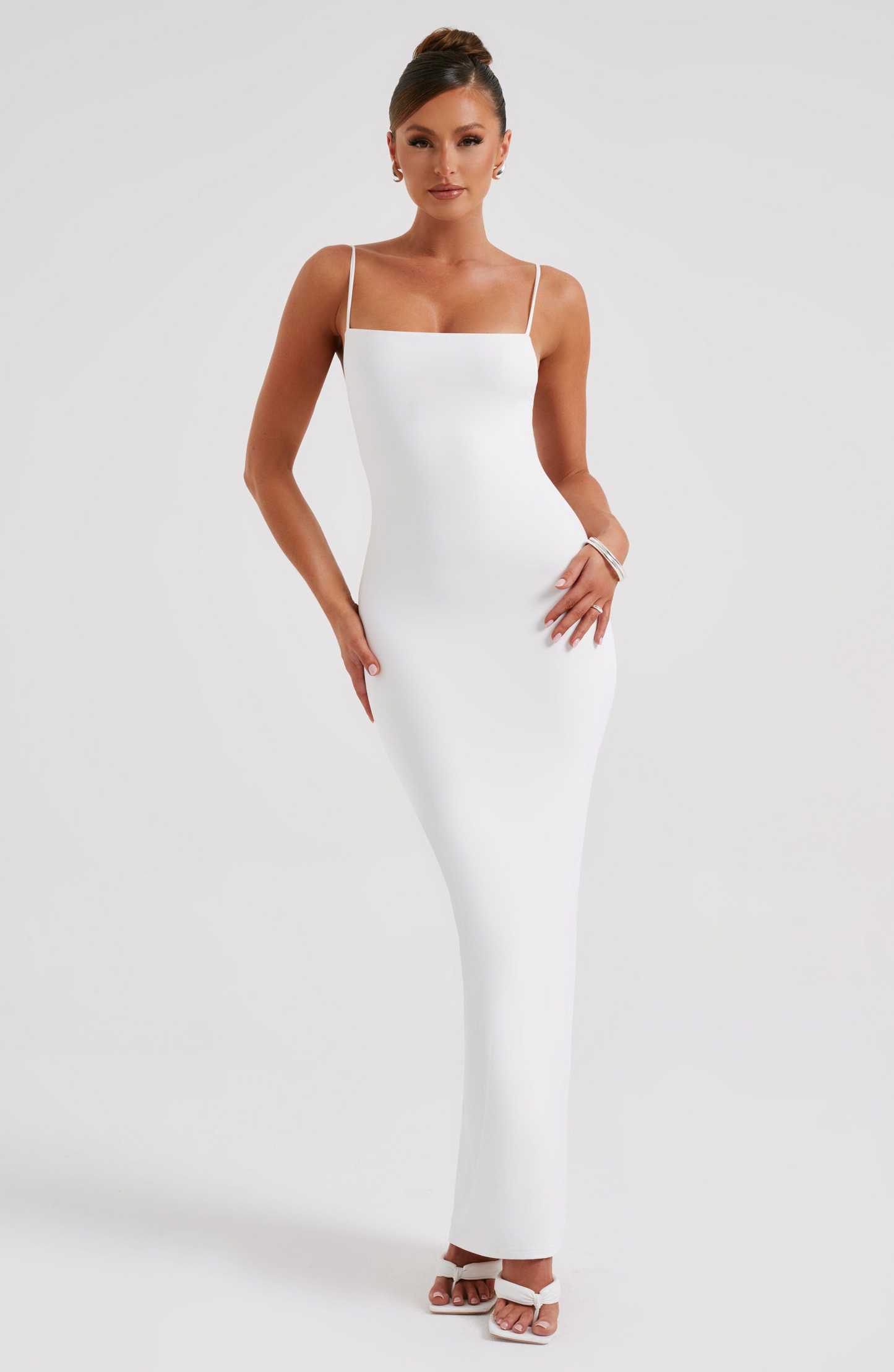 Sanya Maxi Dress - White-My Top Dress.All Rights Reserved