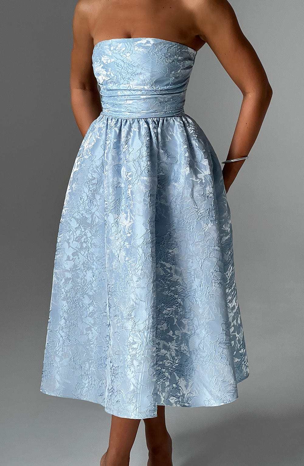 Saoirse Midi Dress - Blue-My Top Dress.All Rights Reserved