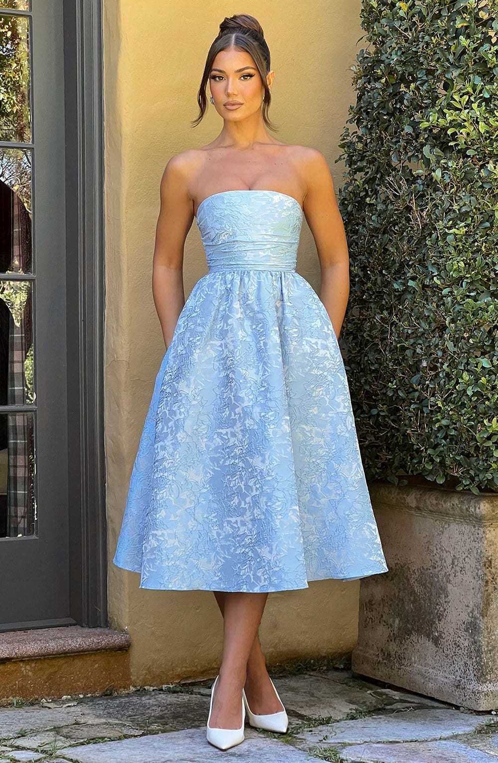 Saoirse Midi Dress - Blue-My Top Dress.All Rights Reserved