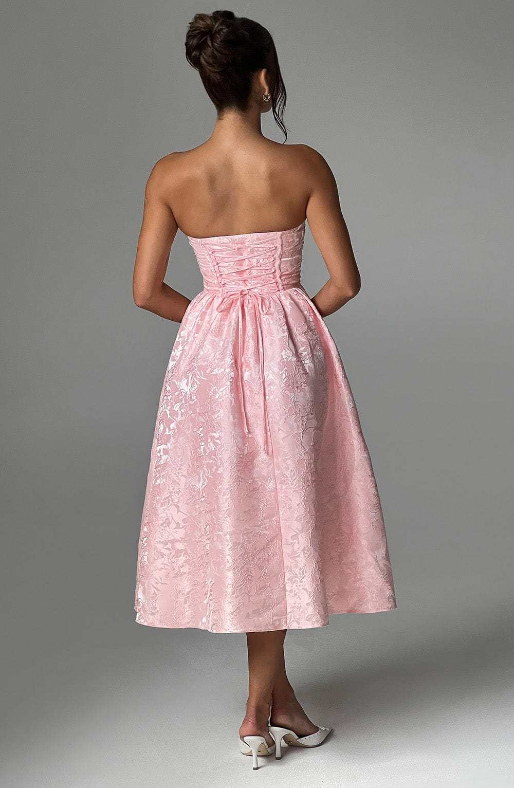 Saoirse Midi Dress - Blush-My Top Dress.All Rights Reserved