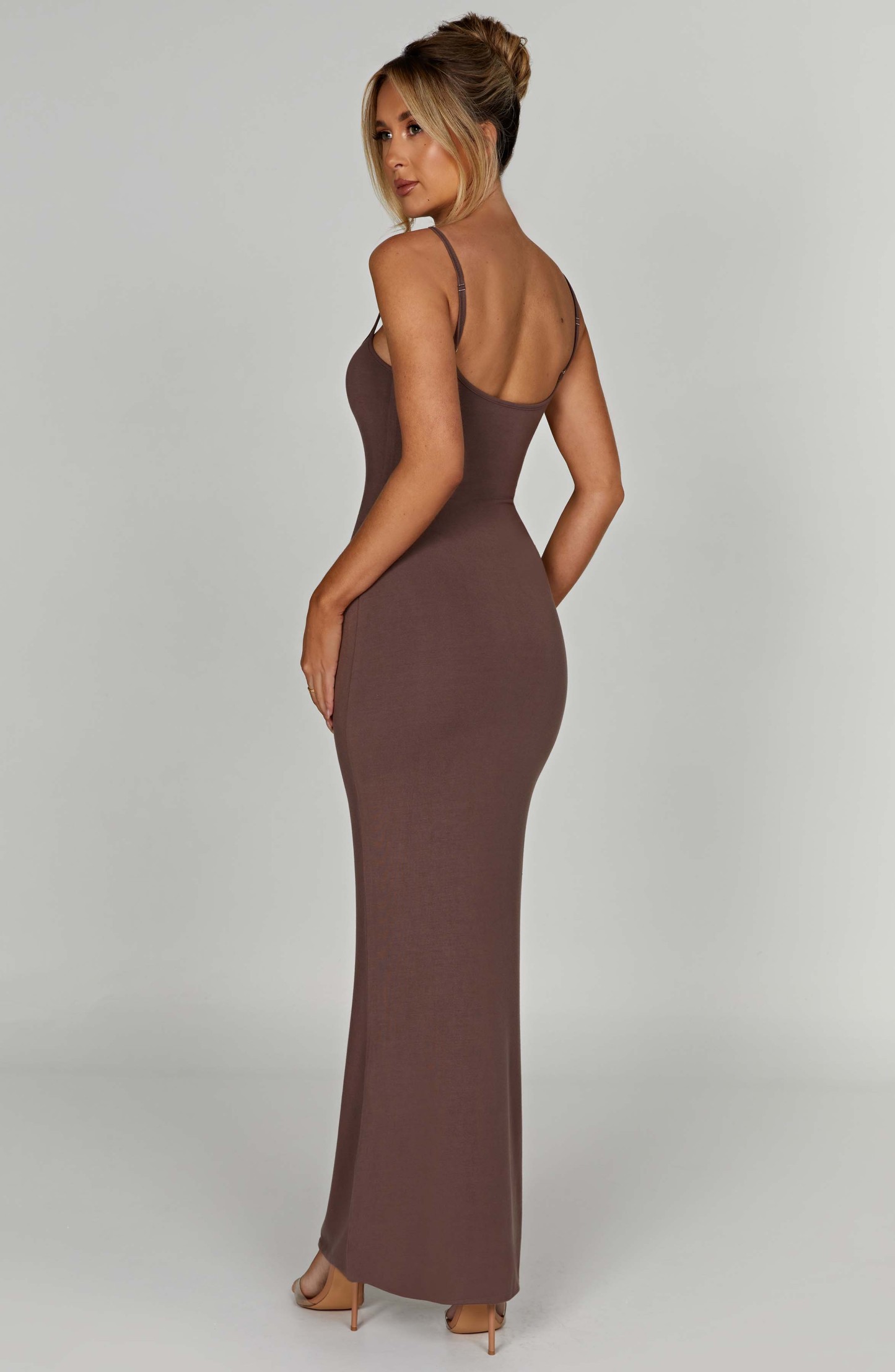Saskia Maxi Dress - Chocolate-My Top Dress.All Rights Reserved