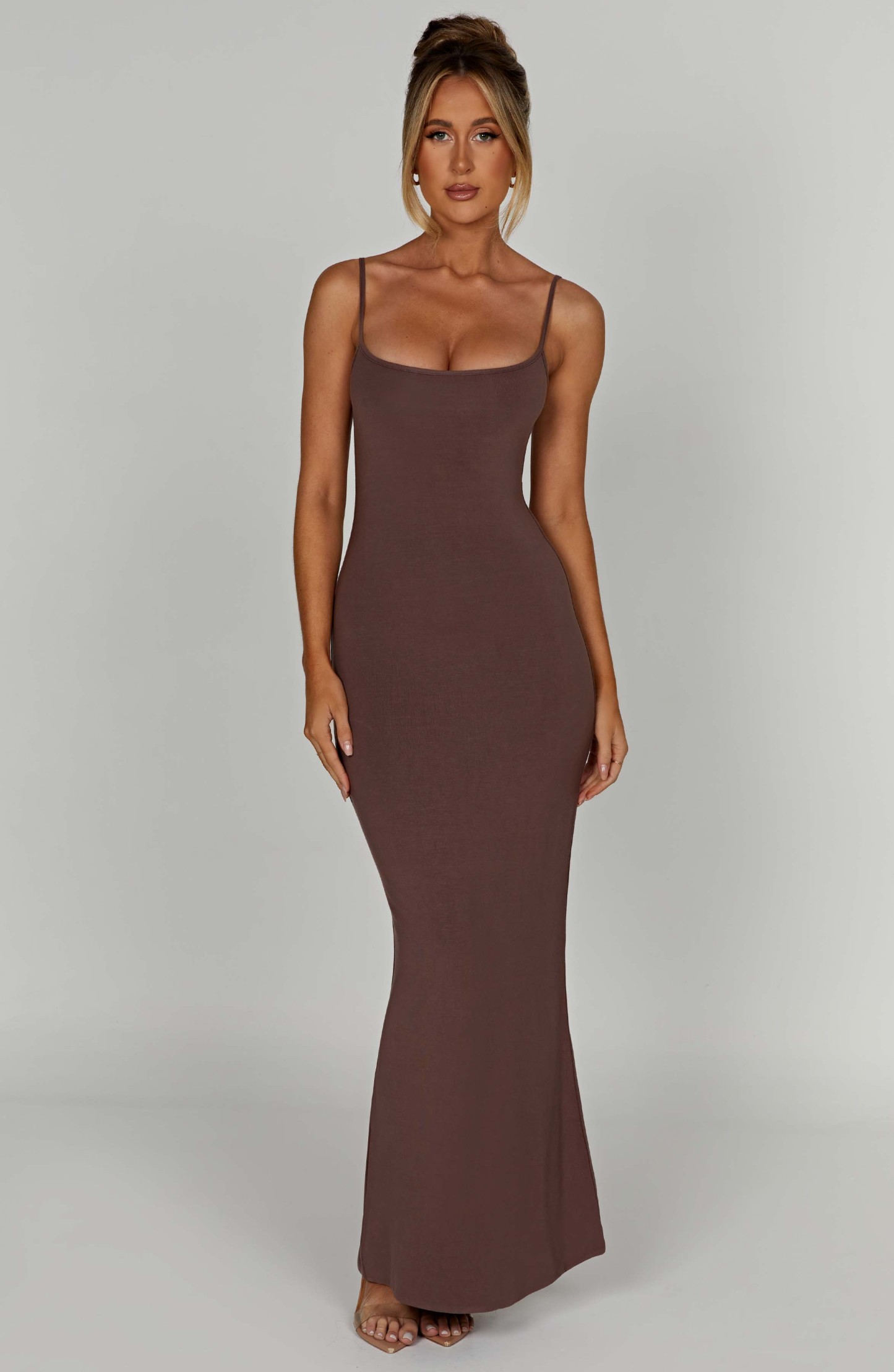 Saskia Maxi Dress - Chocolate-My Top Dress.All Rights Reserved