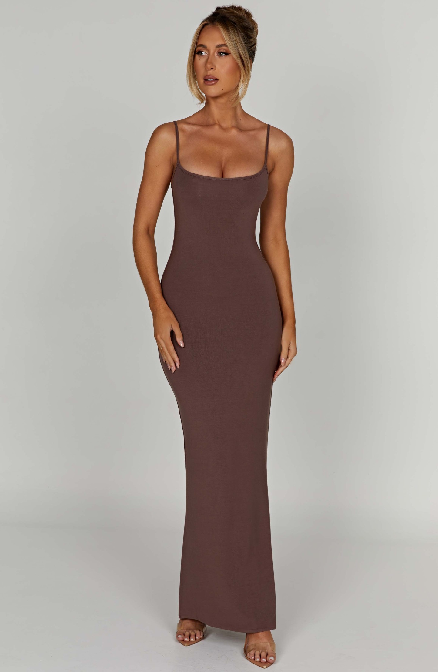 Saskia Maxi Dress - Chocolate-My Top Dress.All Rights Reserved