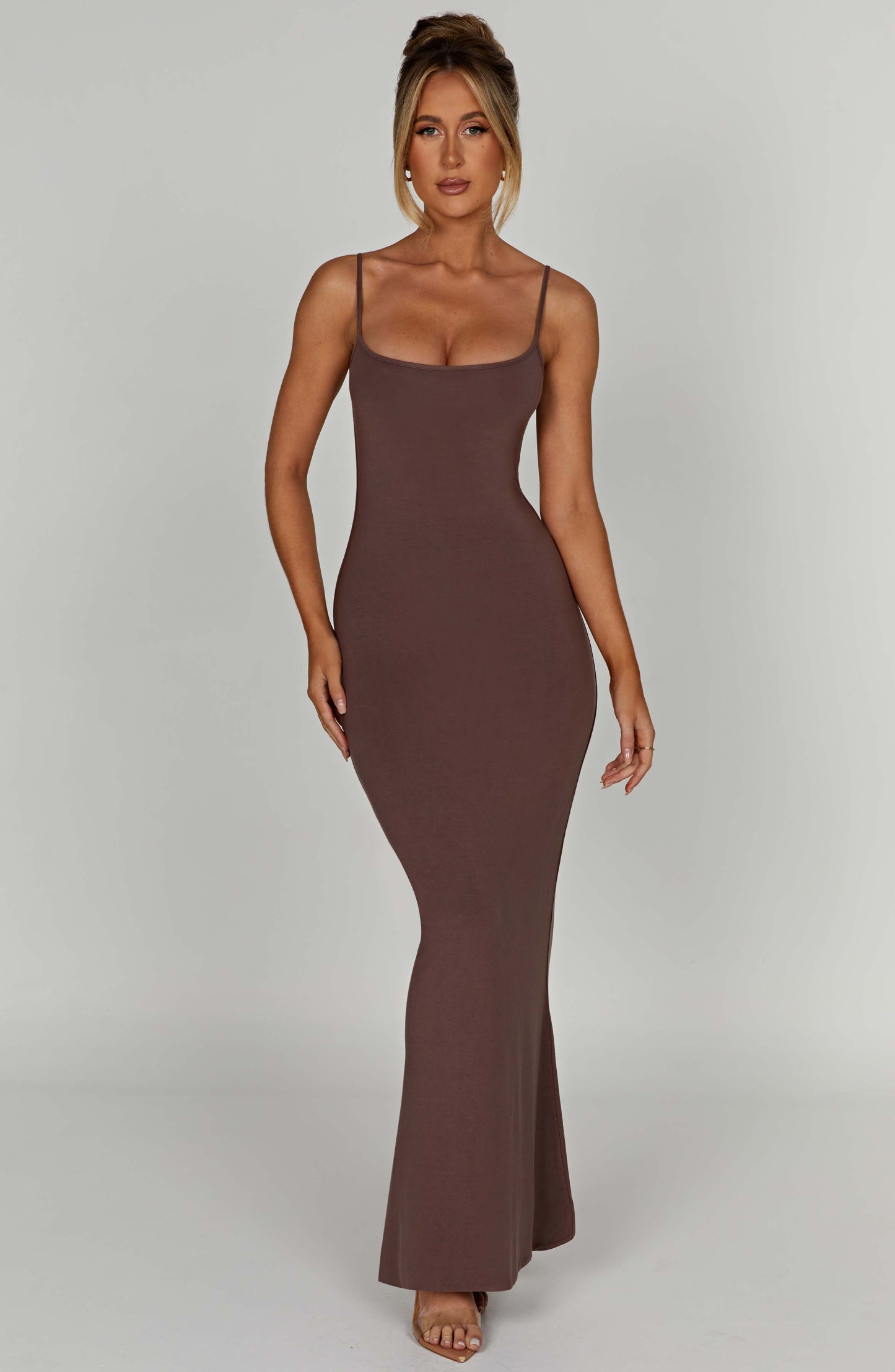 Saskia Maxi Dress - Chocolate-My Top Dress.All Rights Reserved