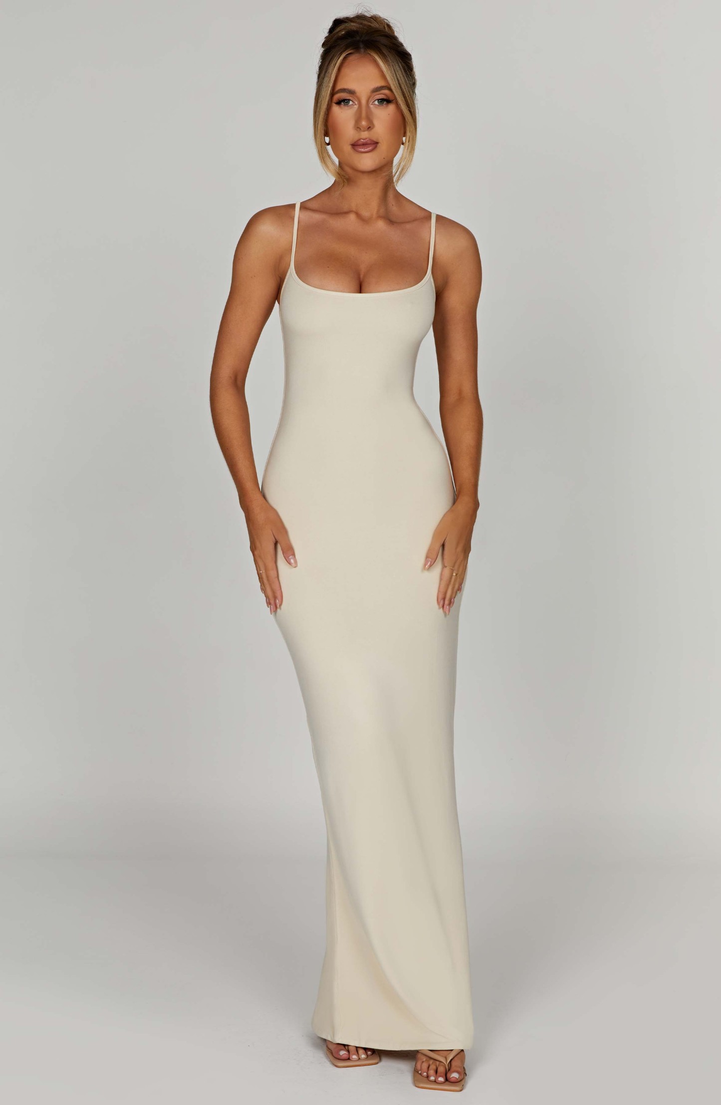 Saskia Maxi Dress - Cream-My Top Dress.All Rights Reserved