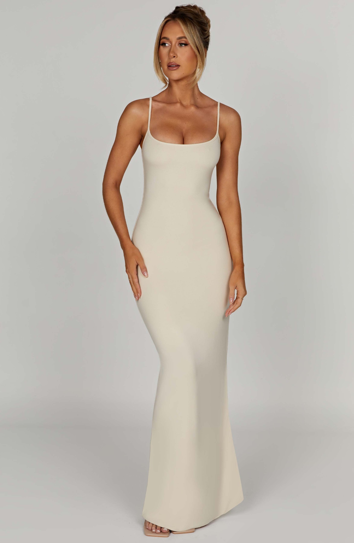 Saskia Maxi Dress - Cream-My Top Dress.All Rights Reserved