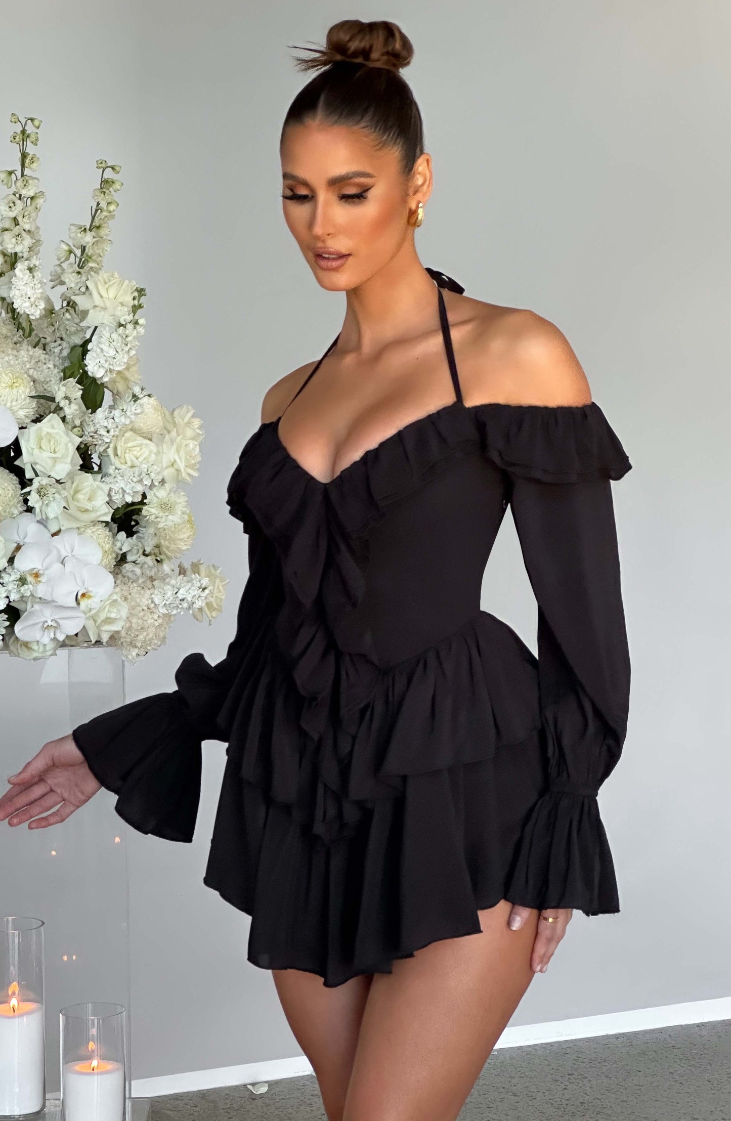 Savanna Playsuit - Black-My Top Dress.All Rights Reserved