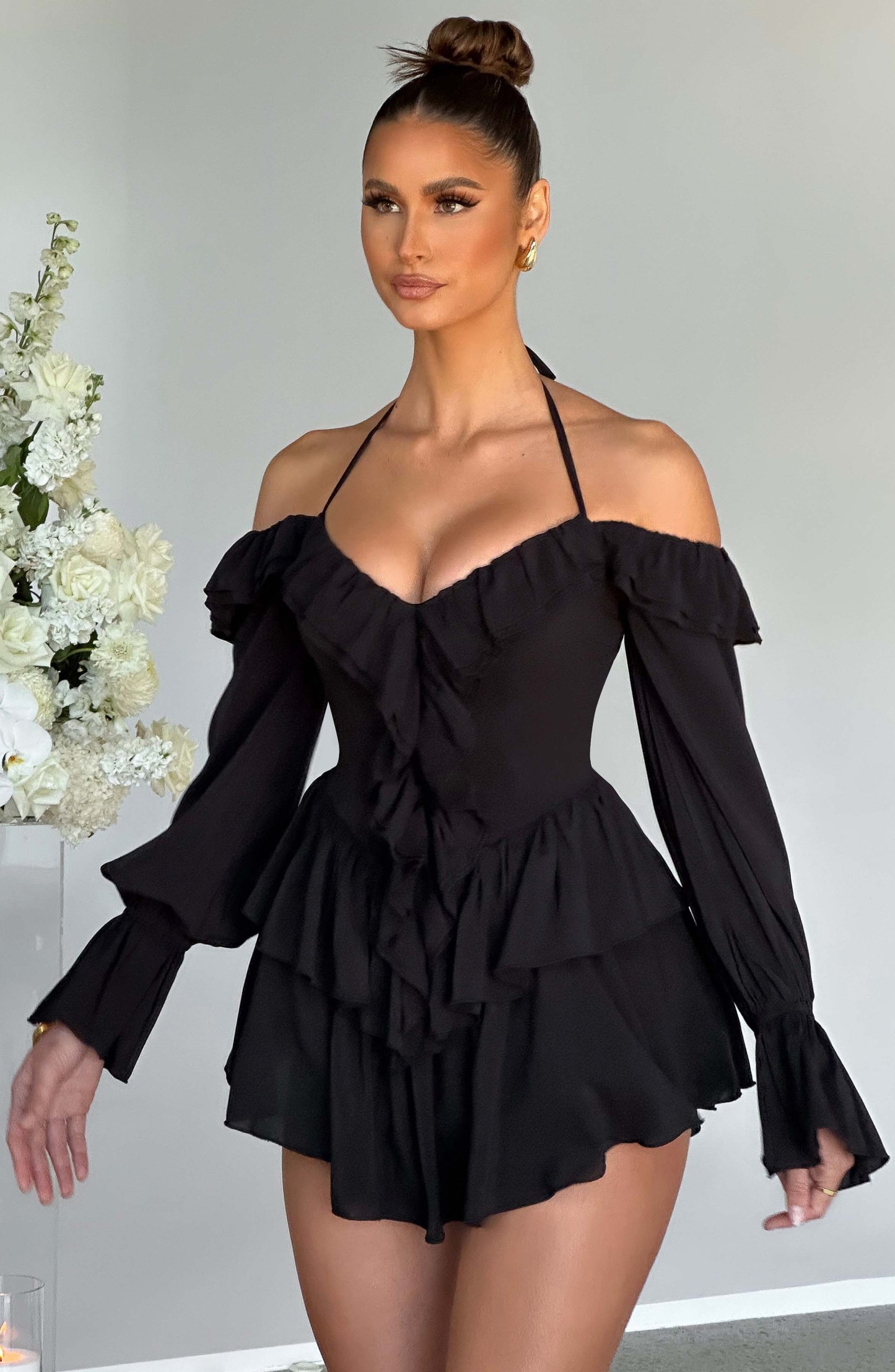 Savanna Playsuit - Black-My Top Dress.All Rights Reserved