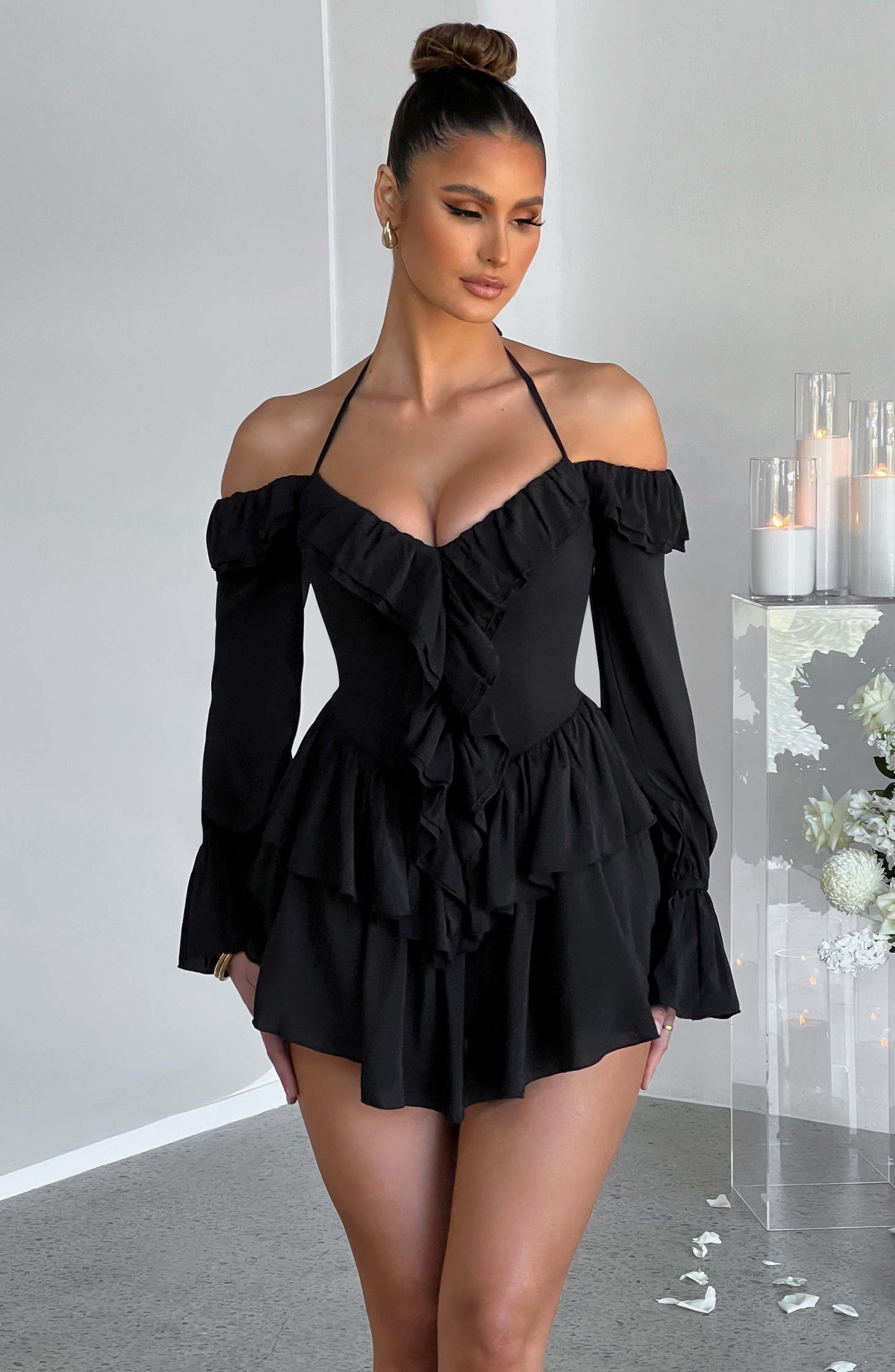 Savanna Playsuit - Black-My Top Dress.All Rights Reserved