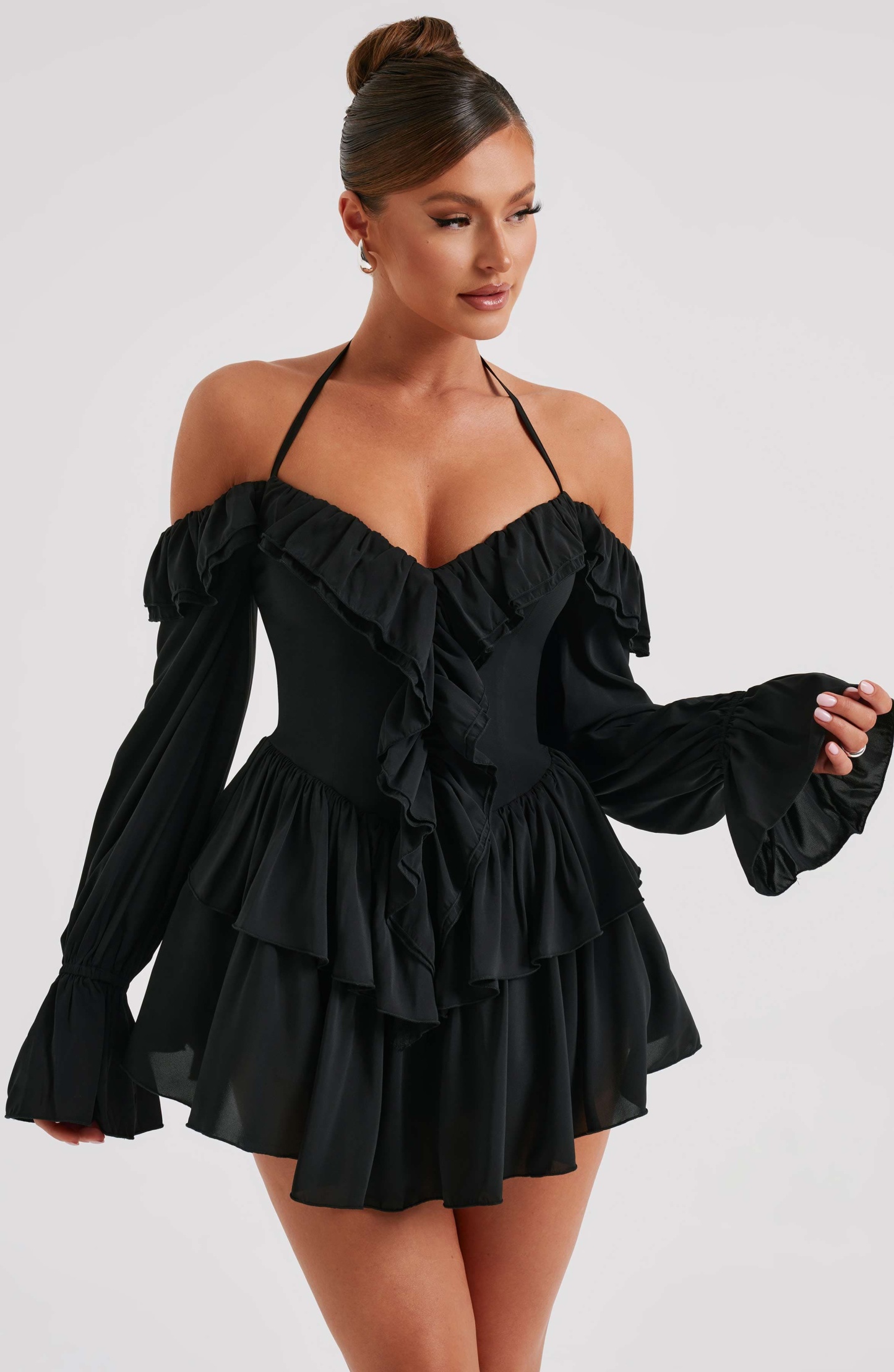 Savanna Playsuit - Black-My Top Dress.All Rights Reserved