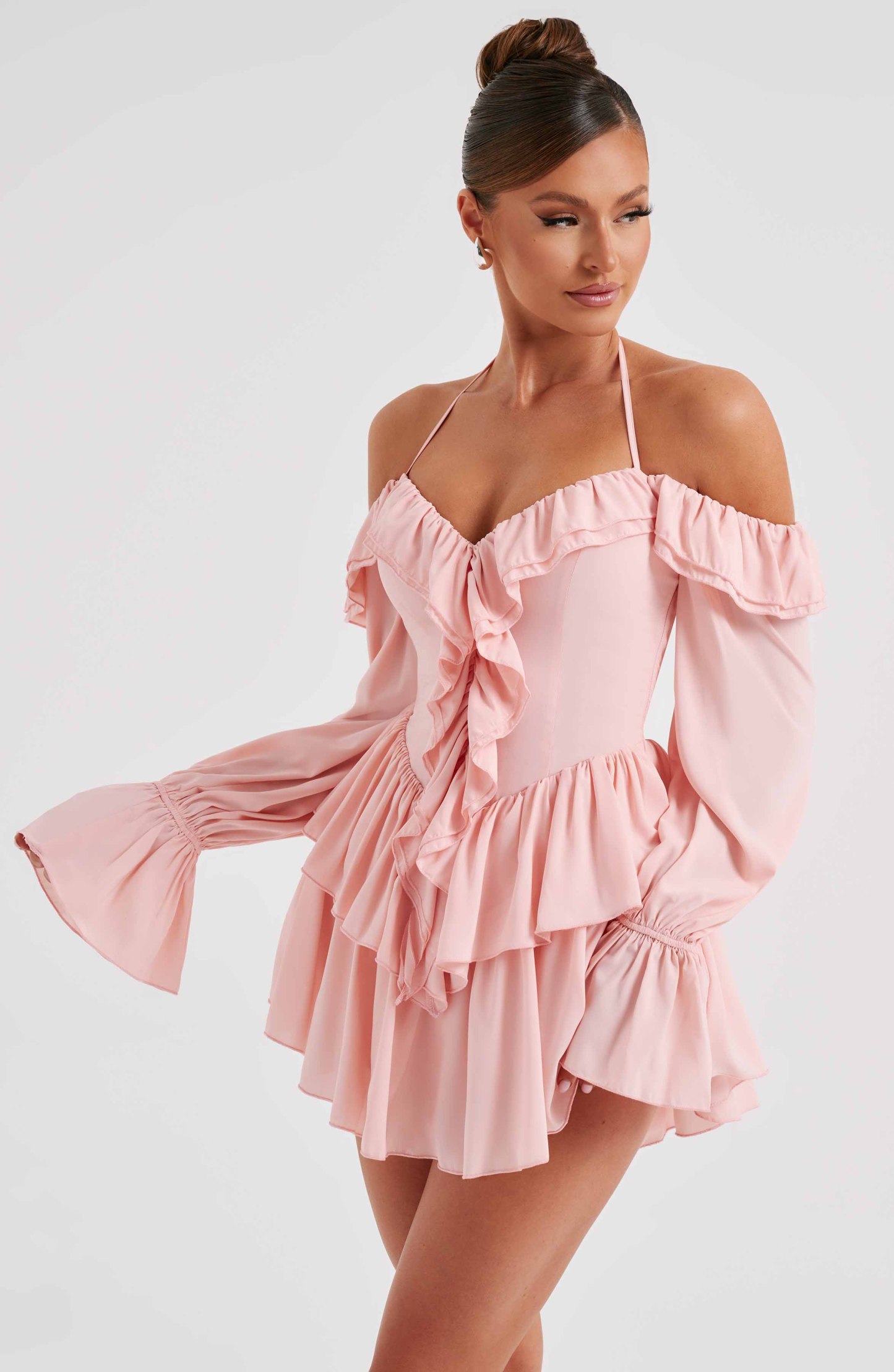 Savanna Playsuit - Pink-My Top Dress.All Rights Reserved