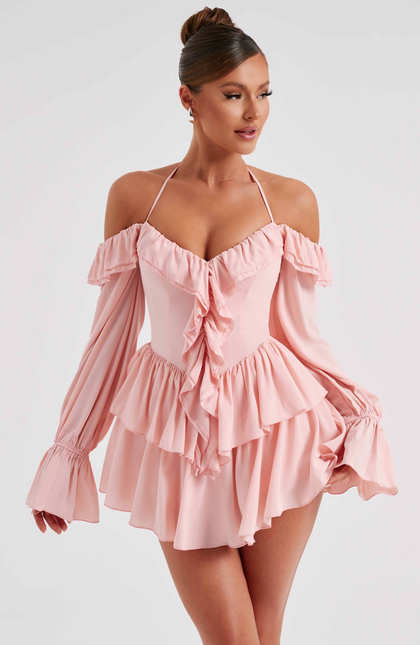 Savanna Playsuit - Pink-My Top Dress.All Rights Reserved