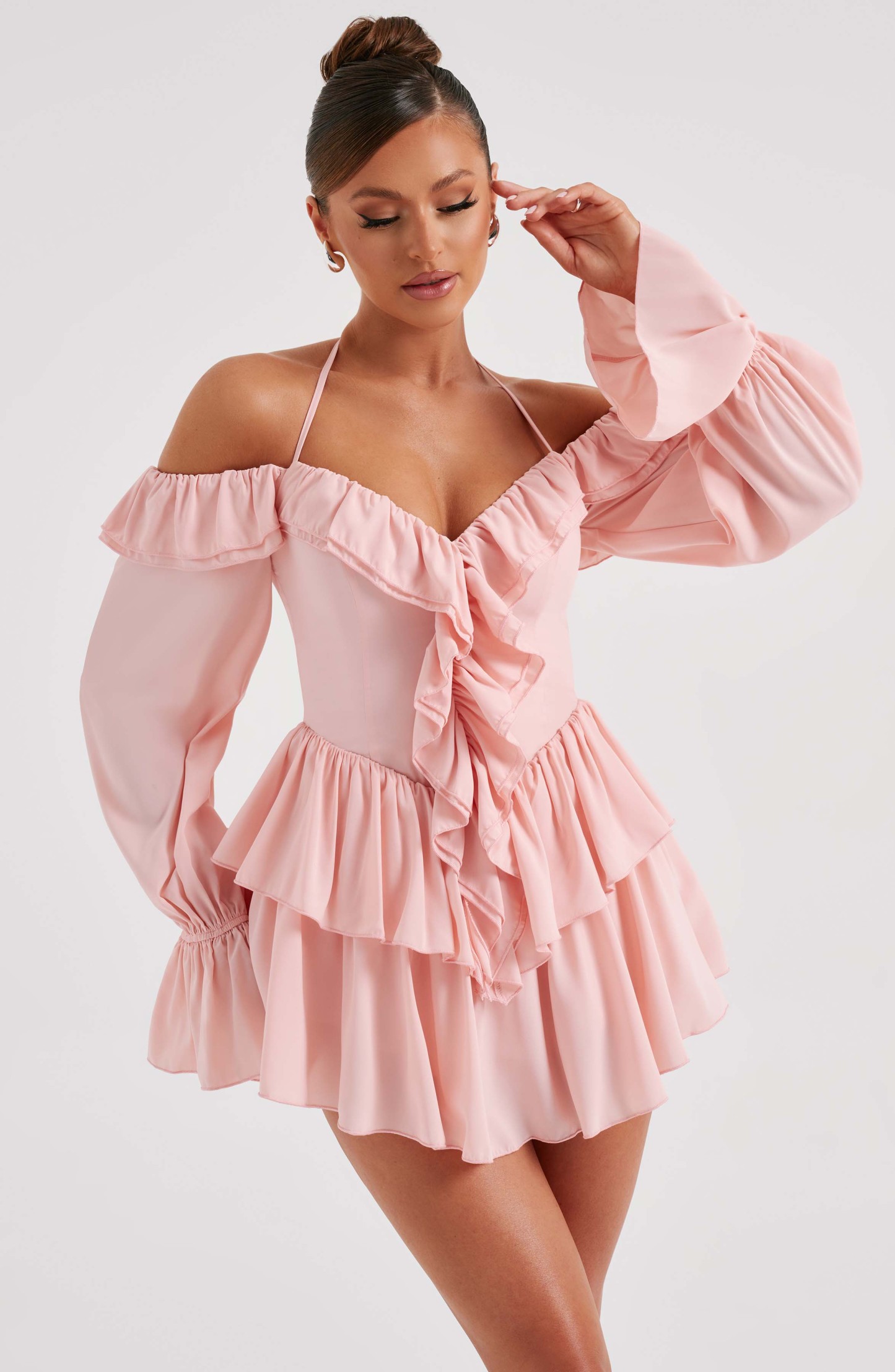 Savanna Playsuit - Pink-My Top Dress.All Rights Reserved