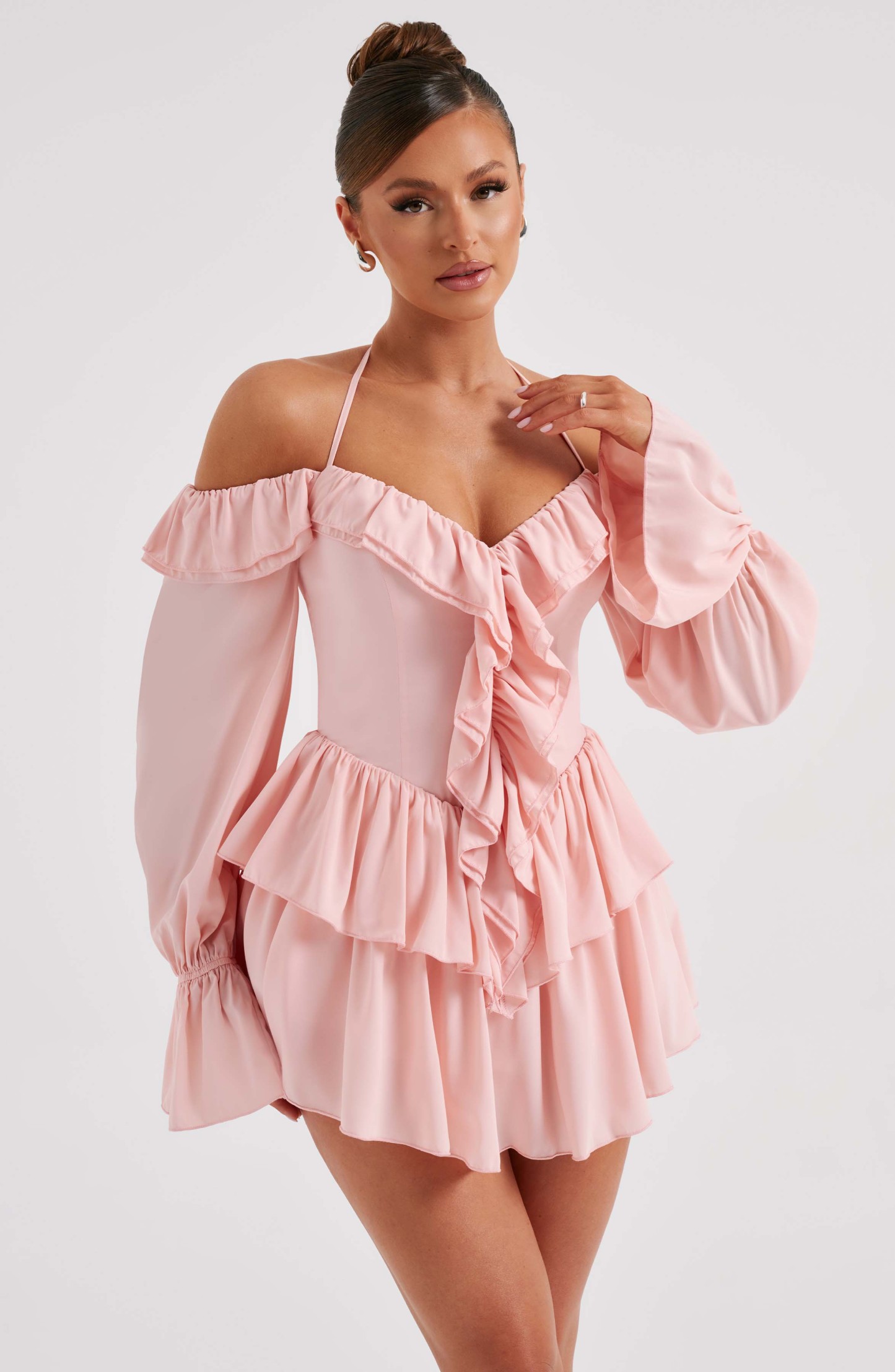 Savanna Playsuit - Pink-My Top Dress.All Rights Reserved