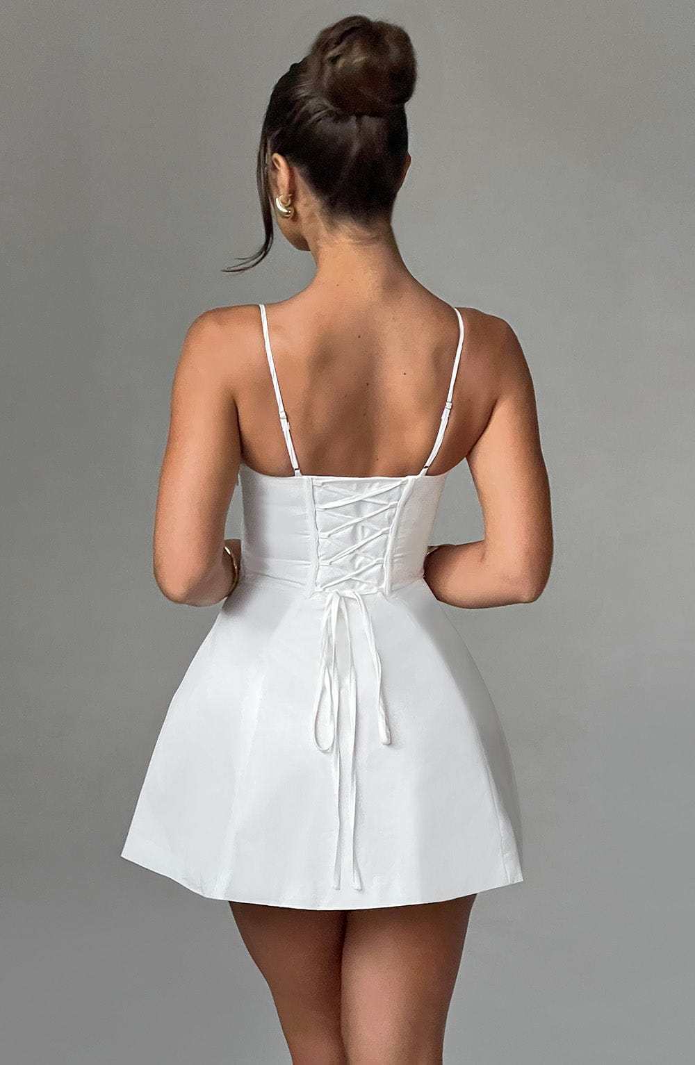 Sela Mini Dress - Ivory-My Top Dress.All Rights Reserved