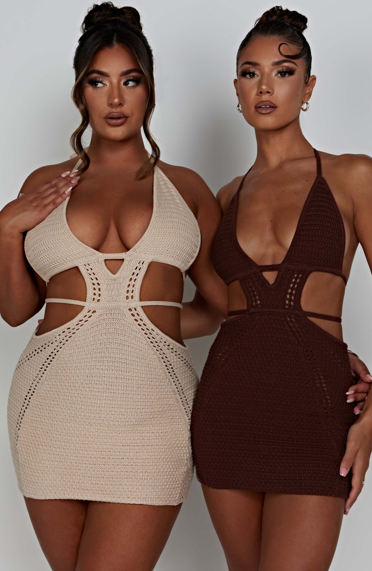Selena Mini Dress - Chocolate-My Top Dress.All Rights Reserved