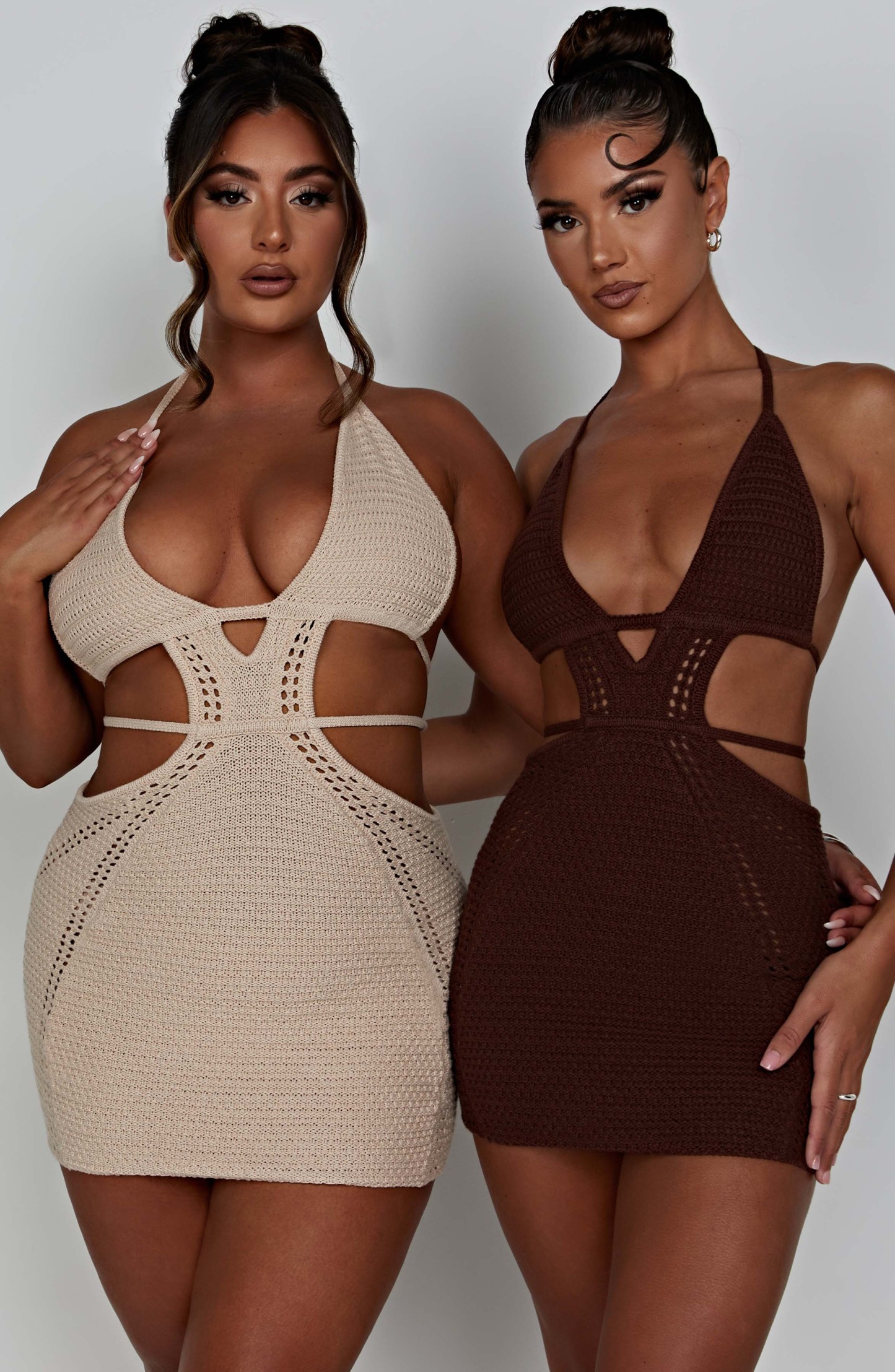 Selena Mini Dress - Chocolate-My Top Dress.All Rights Reserved