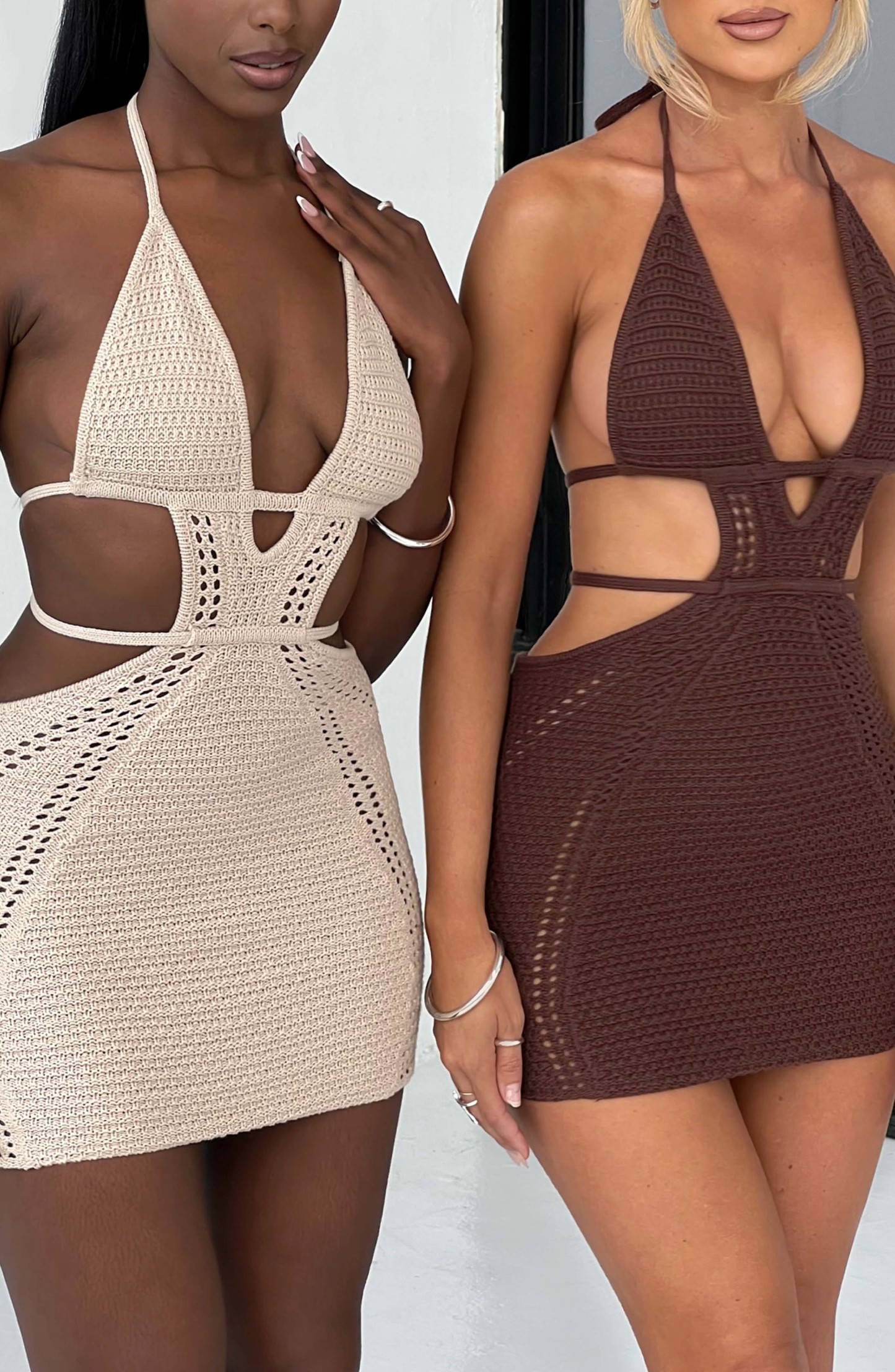 Selena Mini Dress - Chocolate-My Top Dress.All Rights Reserved