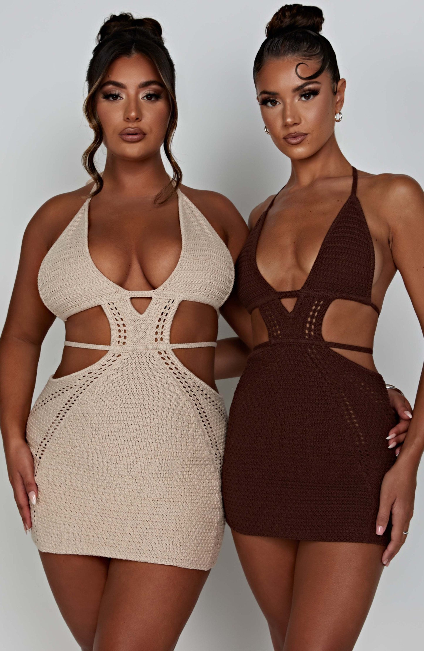 Selena Mini Dress - Chocolate-My Top Dress.All Rights Reserved