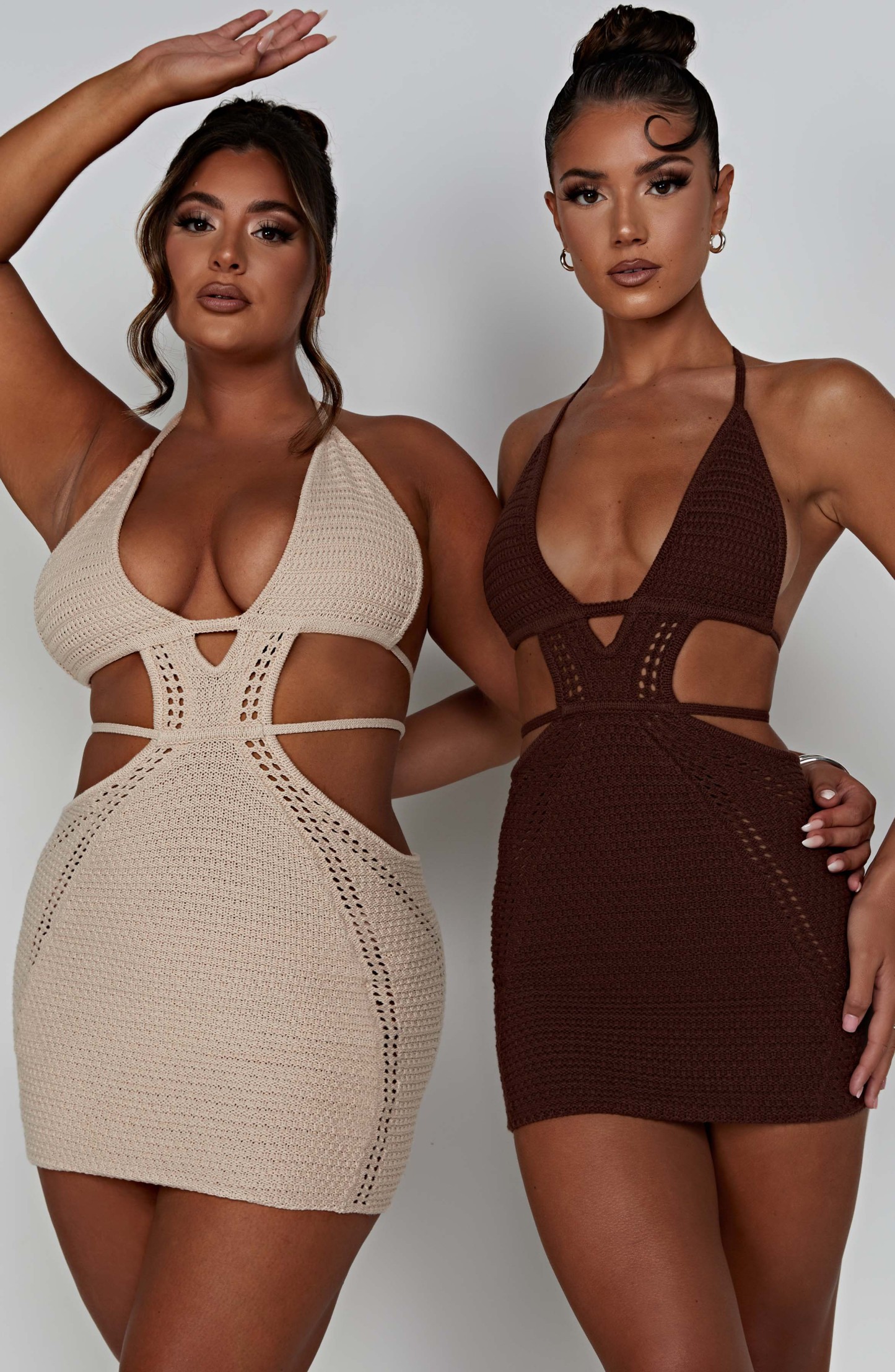 Selena Mini Dress - Chocolate-My Top Dress.All Rights Reserved