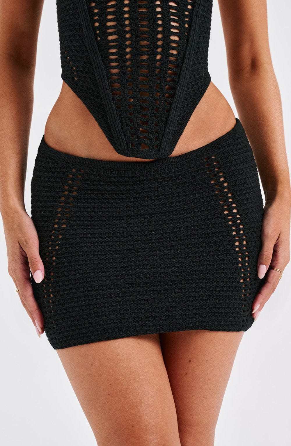Selma Mini Skirt - Black-My Top Dress.All Rights Reserved