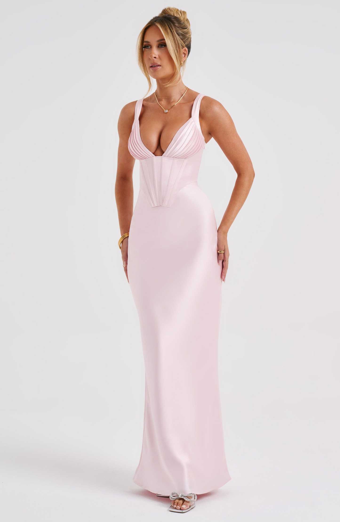 Shae Maxi Dress - Blush-My Top Dress.All Rights Reserved