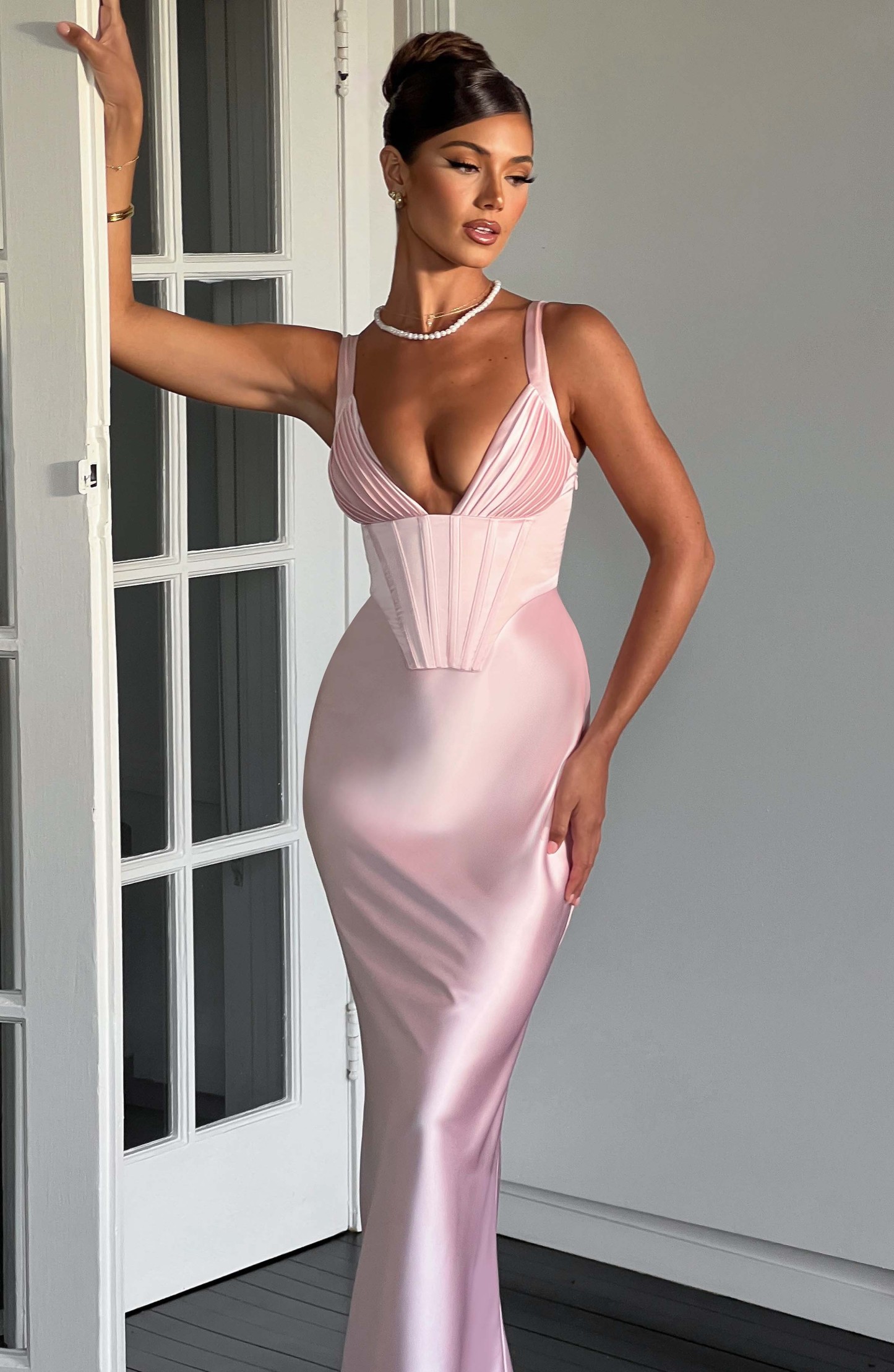 Shae Maxi Dress - Blush-My Top Dress.All Rights Reserved