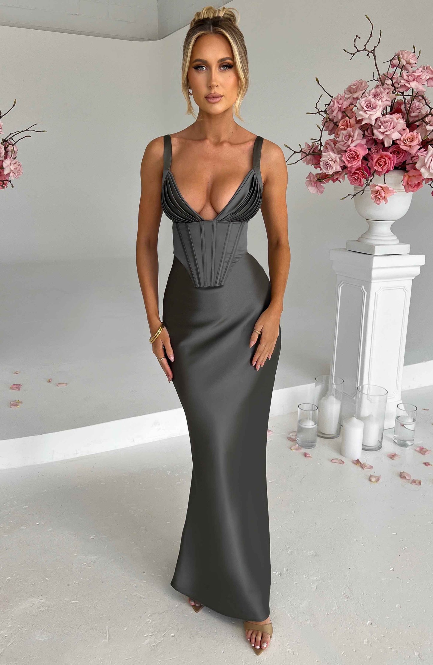 Shae Maxi Dress - Charcoal-My Top Dress.All Rights Reserved