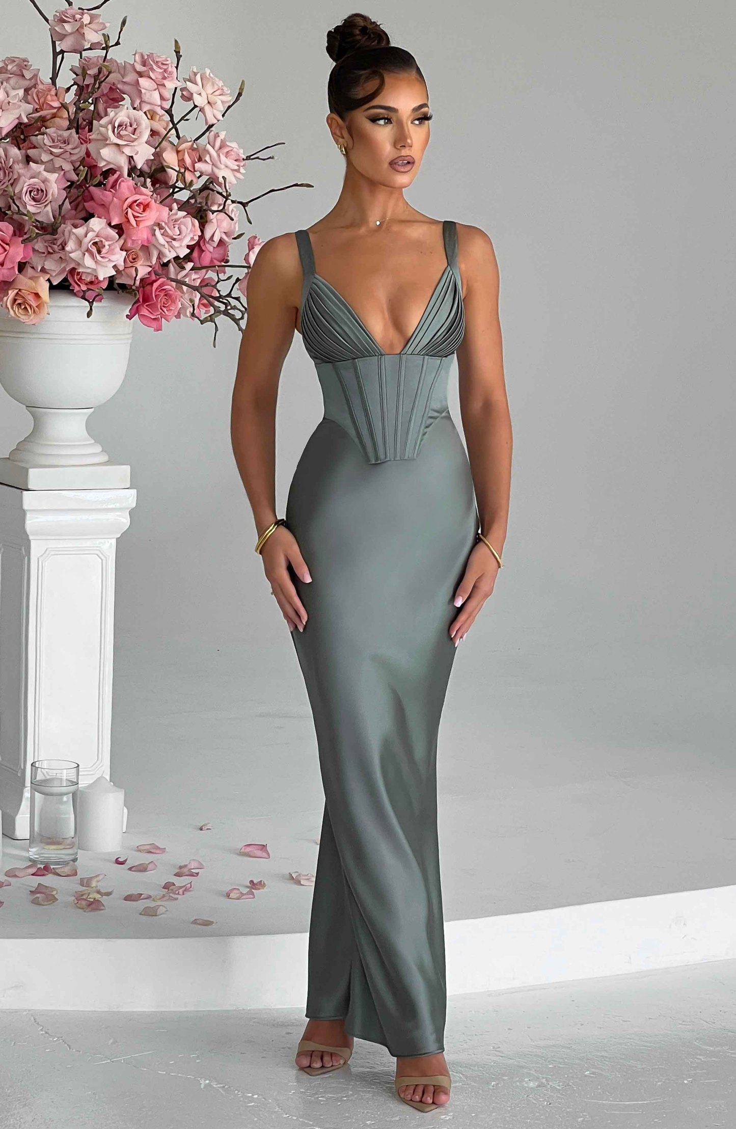 Shae Maxi Dress - Sage-My Top Dress.All Rights Reserved