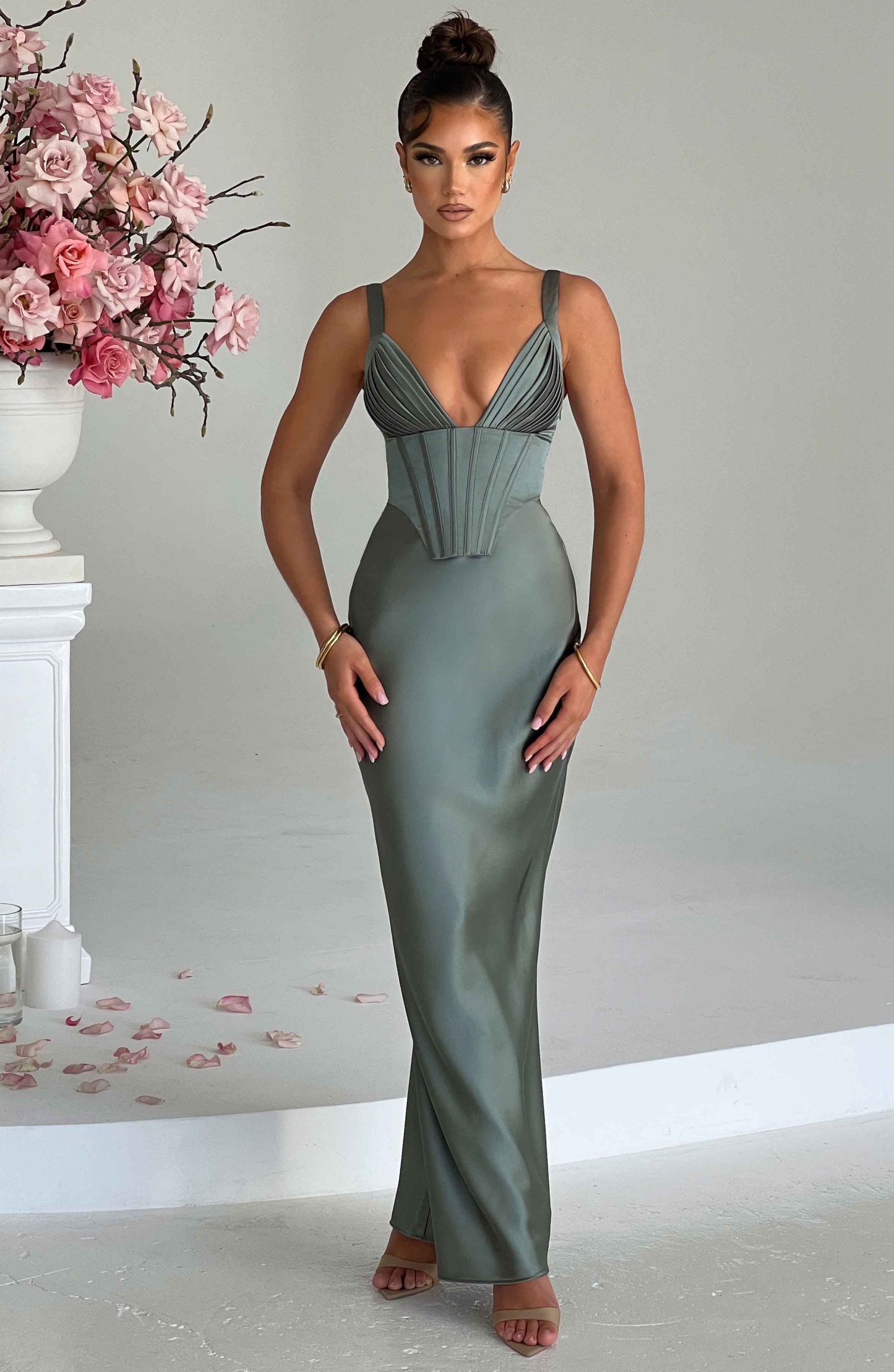 Shae Maxi Dress - Sage-My Top Dress.All Rights Reserved