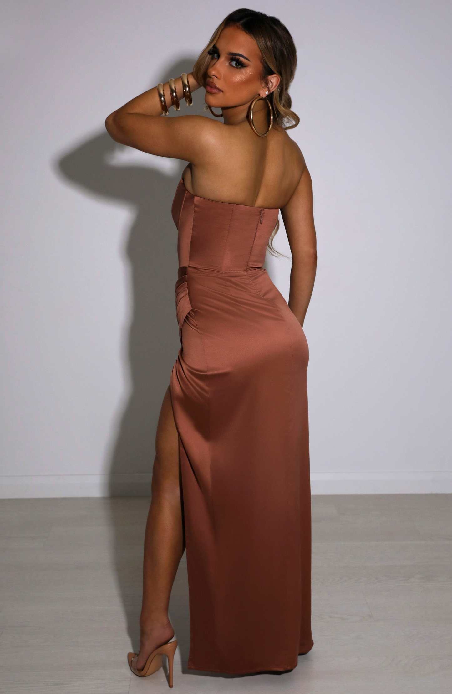 Sianna Maxi Dress - Chocolate-My Top Dress.All Rights Reserved