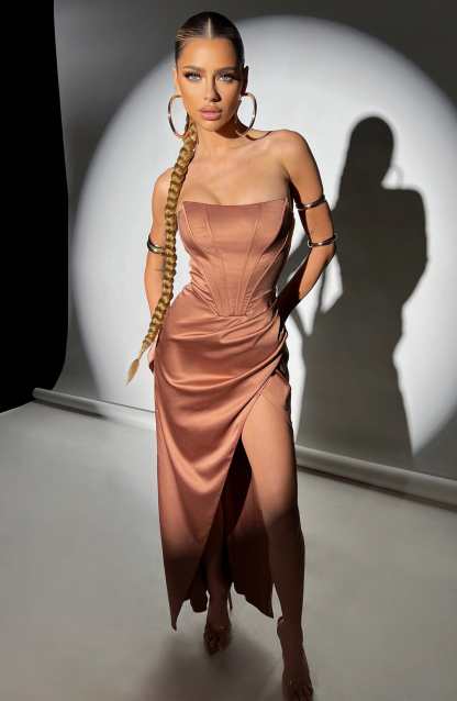 Sianna Maxi Dress - Chocolate-My Top Dress.All Rights Reserved