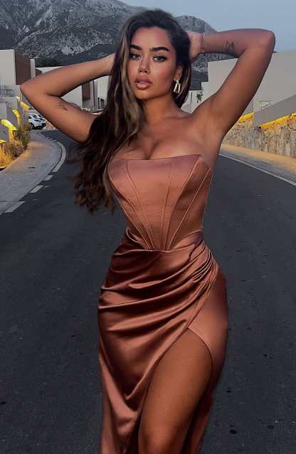 Sianna Maxi Dress - Chocolate-My Top Dress.All Rights Reserved