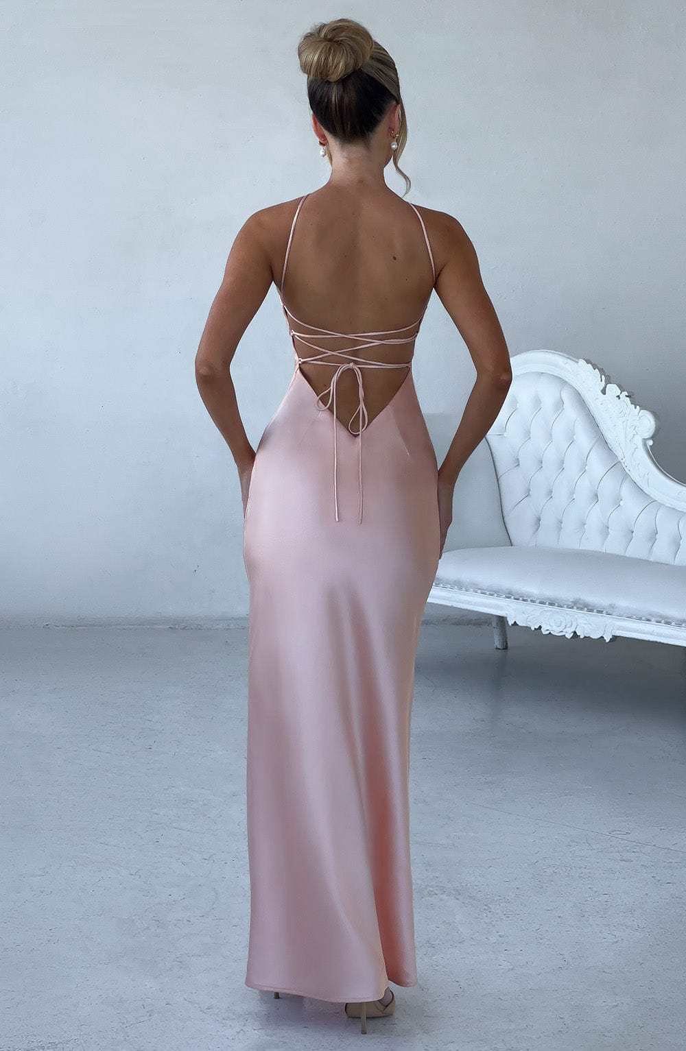 Sinead Maxi Dress - Peach-My Top Dress.All Rights Reserved