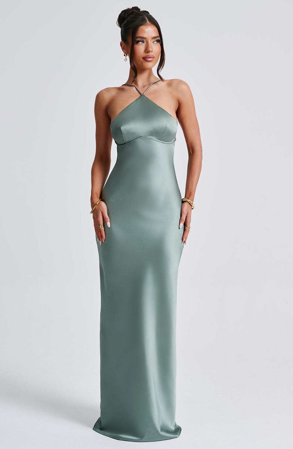 Sinead Maxi Dress - Sage-My Top Dress.All Rights Reserved