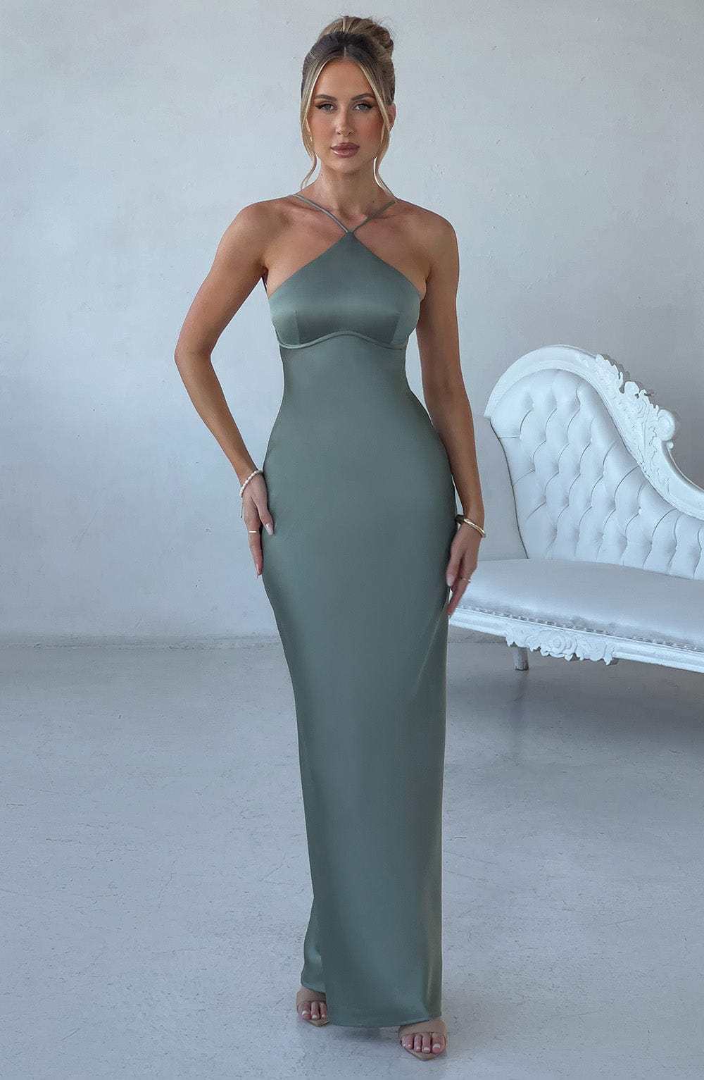Sinead Maxi Dress - Sage-My Top Dress.All Rights Reserved