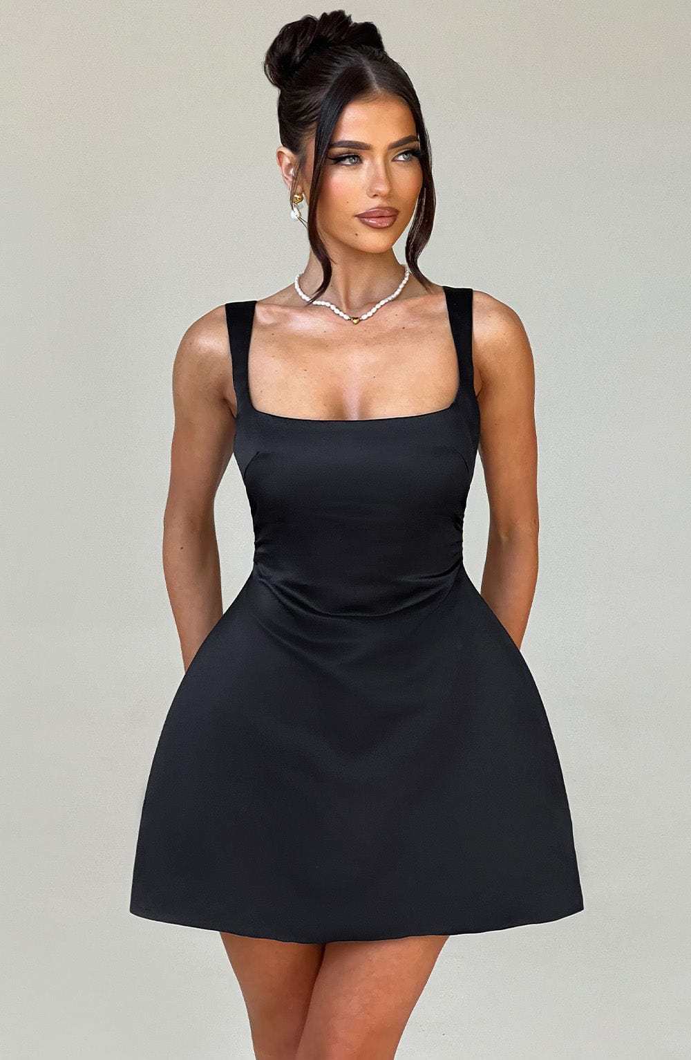 Sofie Mini Dress - Black-My Top Dress.All Rights Reserved