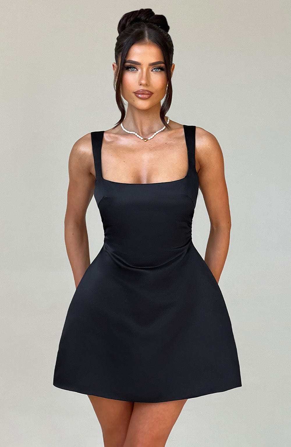 Sofie Mini Dress - Black-My Top Dress.All Rights Reserved