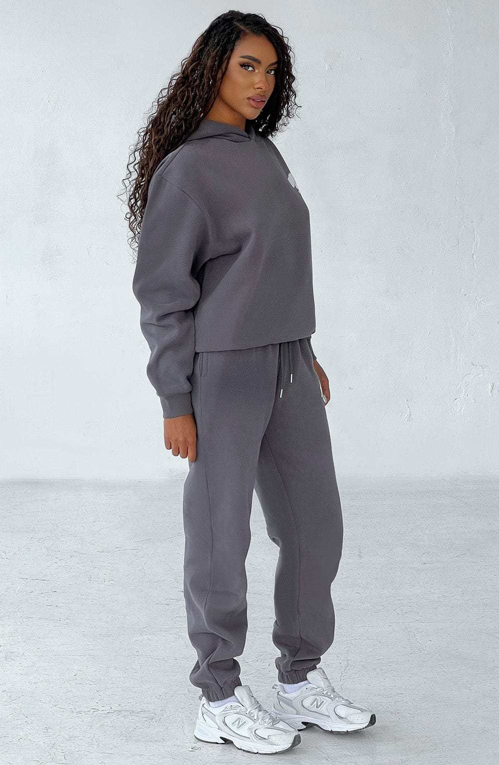 Studio Hoodie - Charcoal/White-My Top Dress.All Rights Reserved