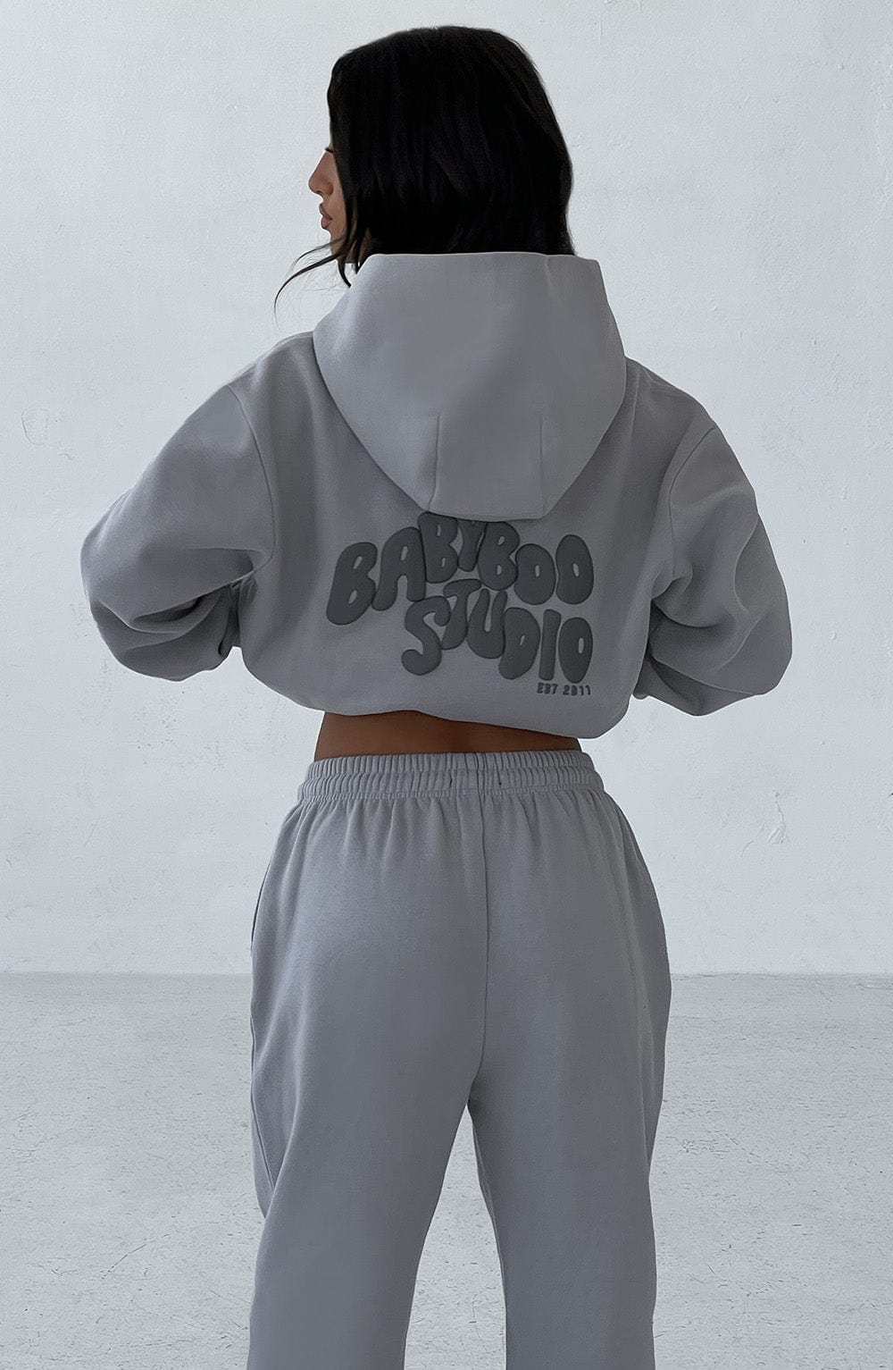 Studio Hoodie - Grey/Charcoal-My Top Dress.All Rights Reserved