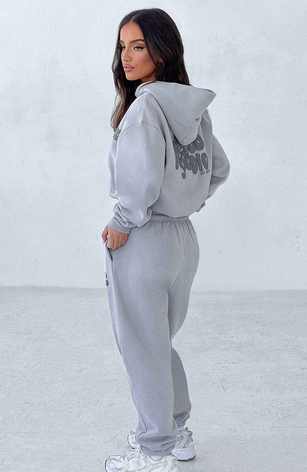 Studio Hoodie - Grey/Charcoal-My Top Dress.All Rights Reserved
