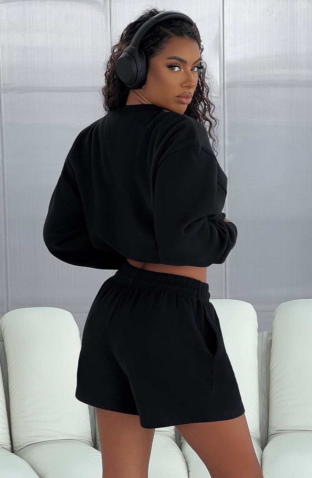 Studio Sweater - Black/Charcoal-My Top Dress.All Rights Reserved