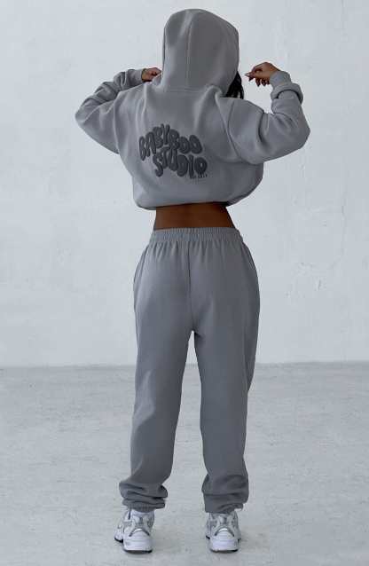 Studio Sweatpants - Grey/Charcoal-My Top Dress.All Rights Reserved