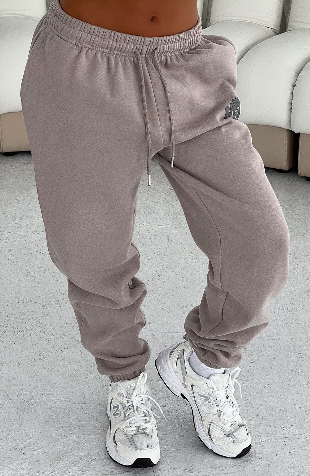 Studio Sweatpants - Mocha/Charcoal-My Top Dress.All Rights Reserved