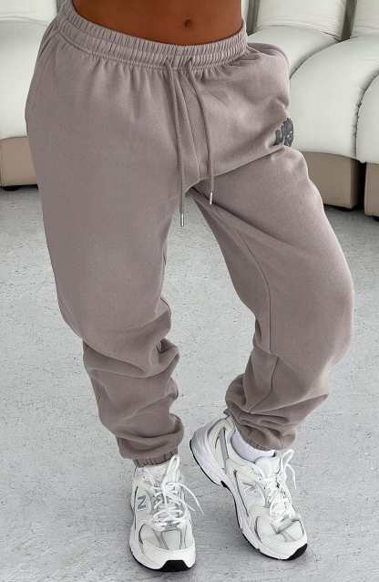 Studio Sweatpants - Mocha/Charcoal-My Top Dress.All Rights Reserved