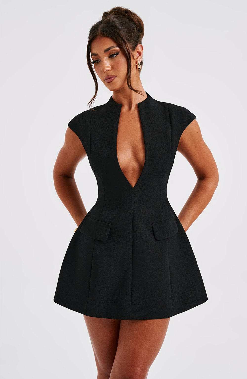 Suri Mini Dress - Black-My Top Dress.All Rights Reserved