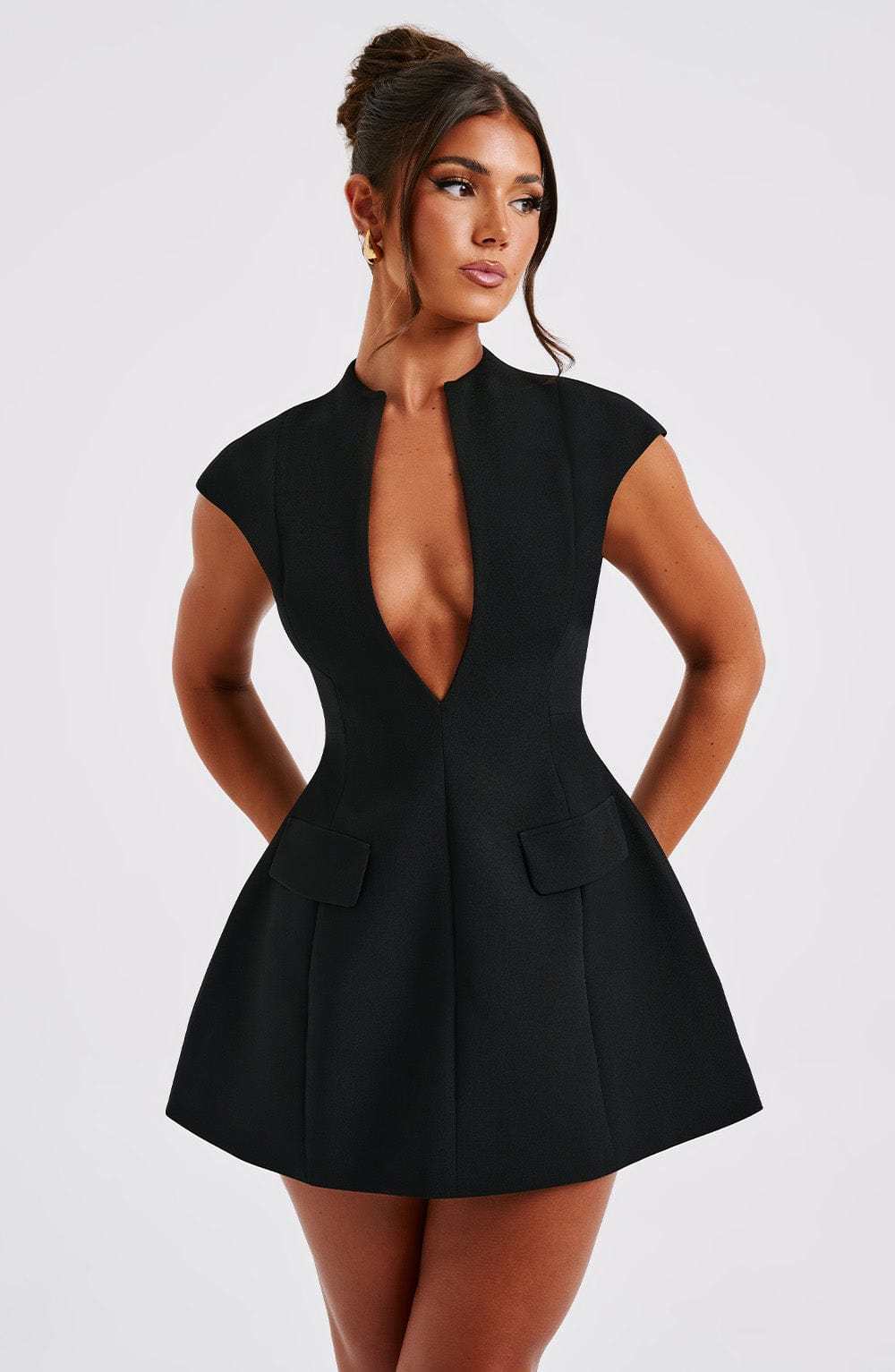 Suri Mini Dress - Black-My Top Dress.All Rights Reserved